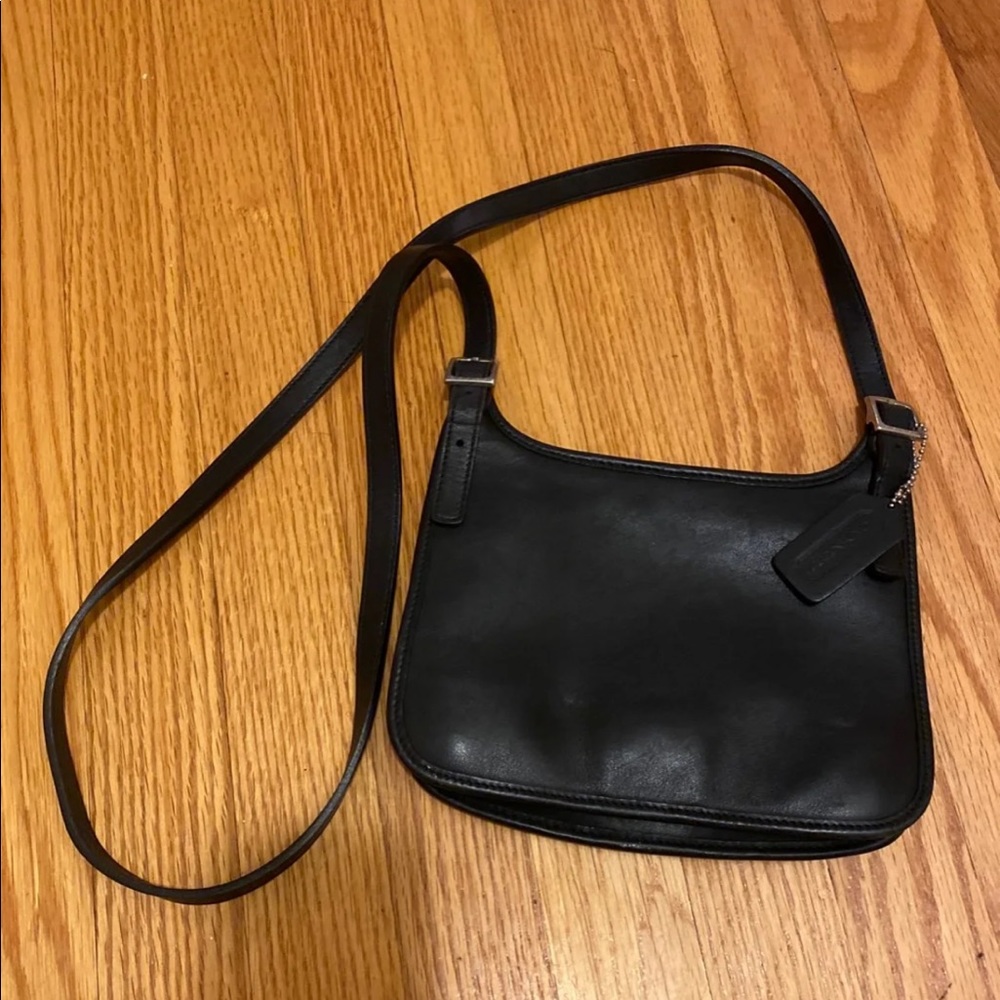 Coach leather crossbody bag